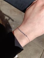 Vicenza - Piazzetta Palladio 2 - Bracelet Crivelli in Or blanc Diamante 0.2 Ct 370-XB4149 - 370-XB4149